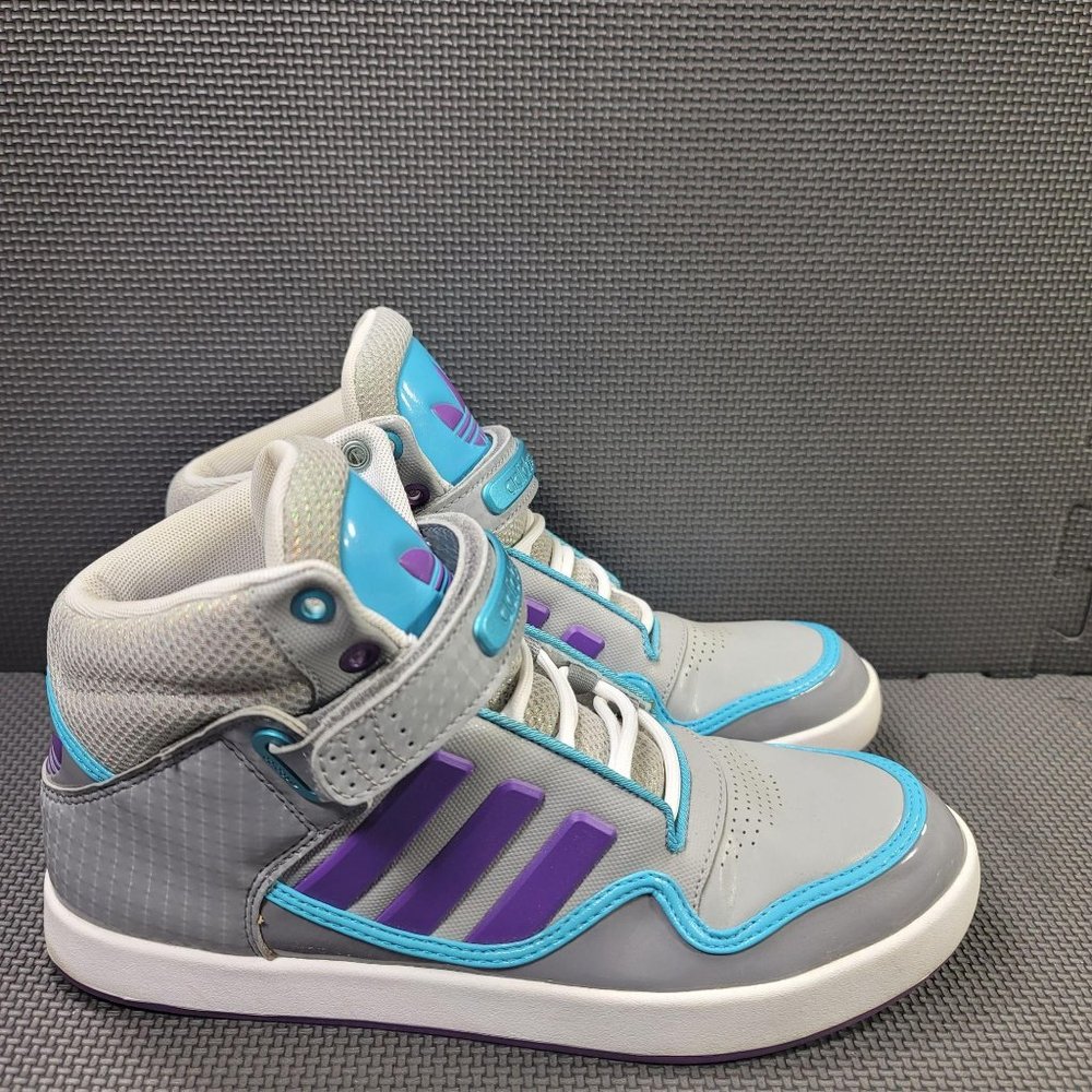 Womens Sz 8.5 Grey Adidas Mid Sneakers
